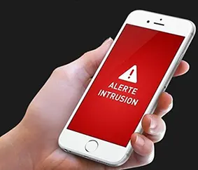 alerte intrusion smartphone
