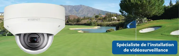 vidéosurveillance golf