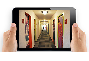 vidéosurveillance hôtel ipad