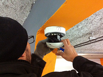 installation caméra vidéosurveillance parking