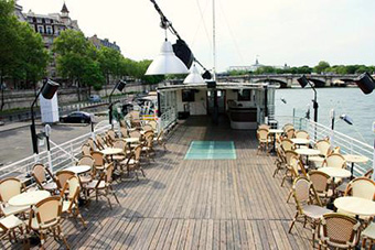 terrasse péniche