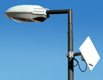 antenne radio candélabre