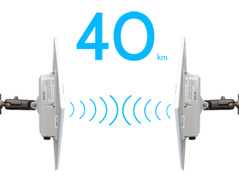 antenne radio vidéosurveillance 40 km