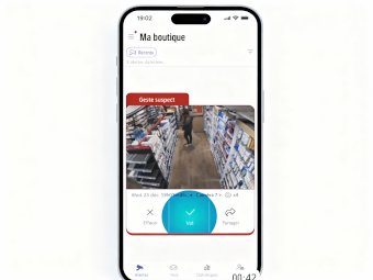 application smartphone vol étalage