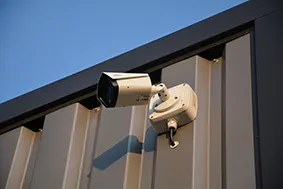 caméra vidéosurveillance mur