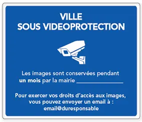 panneau ville vidéoprotection